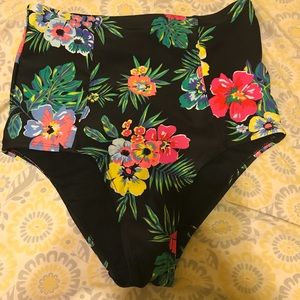 High rise swim suit bottom from old navy . Small